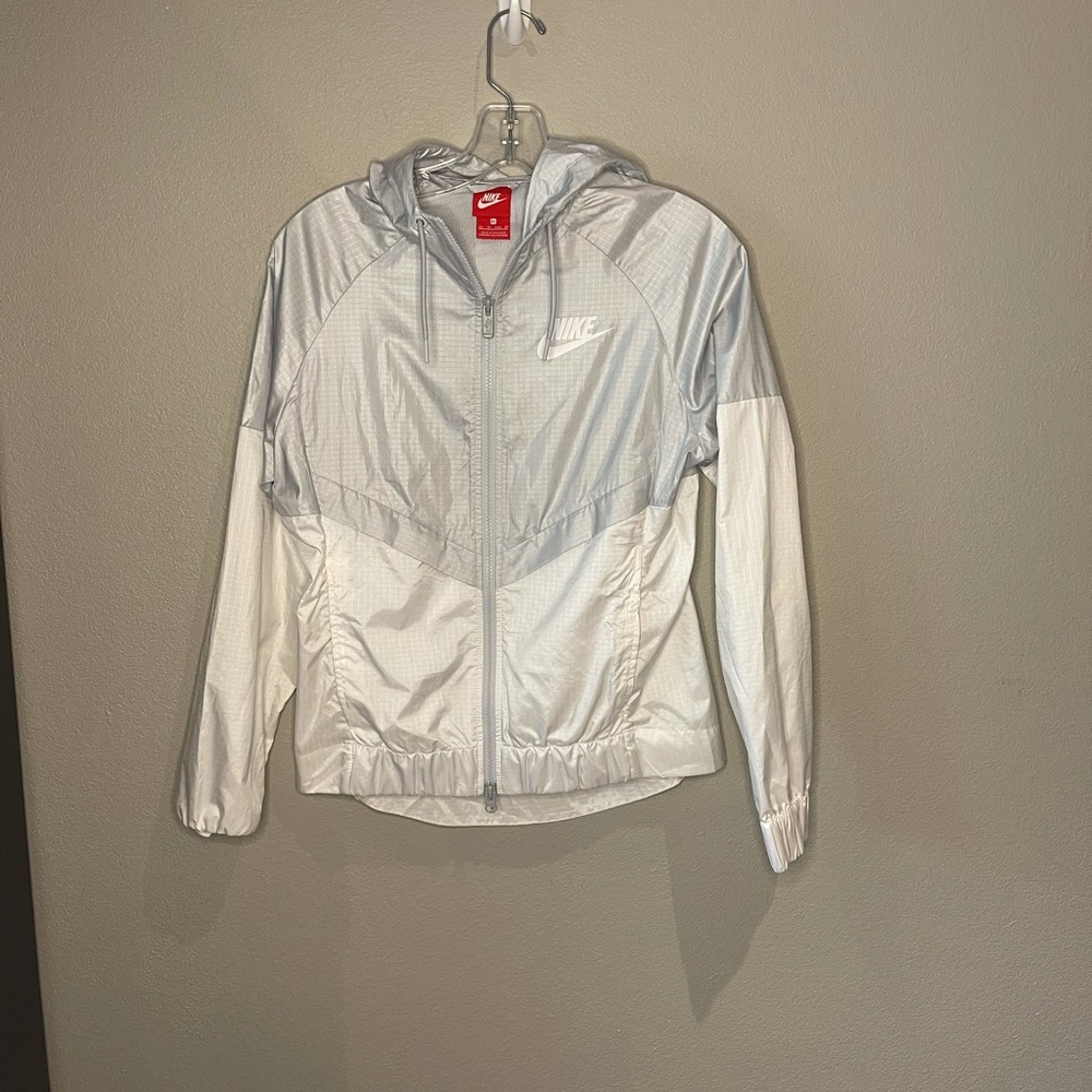 Nike Jacket XS Gray & White